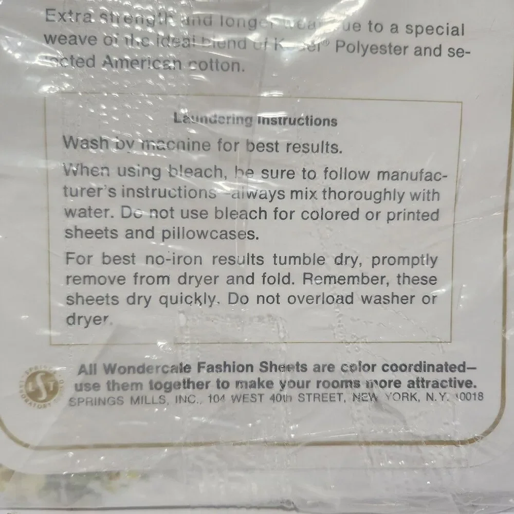 2-Pack Springmaid Wondercale Yellow Rose Standard No-Iron Percale Pillow Cases